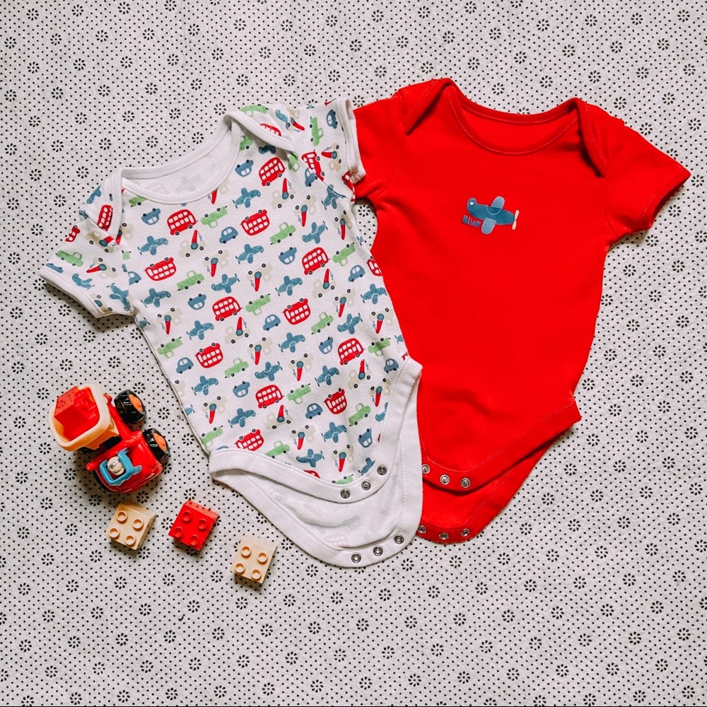 George - 2 Piece Set - Short Sleeved Bodysuit